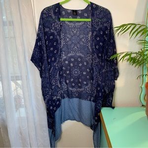 🪴Lightweight Blue Shawl